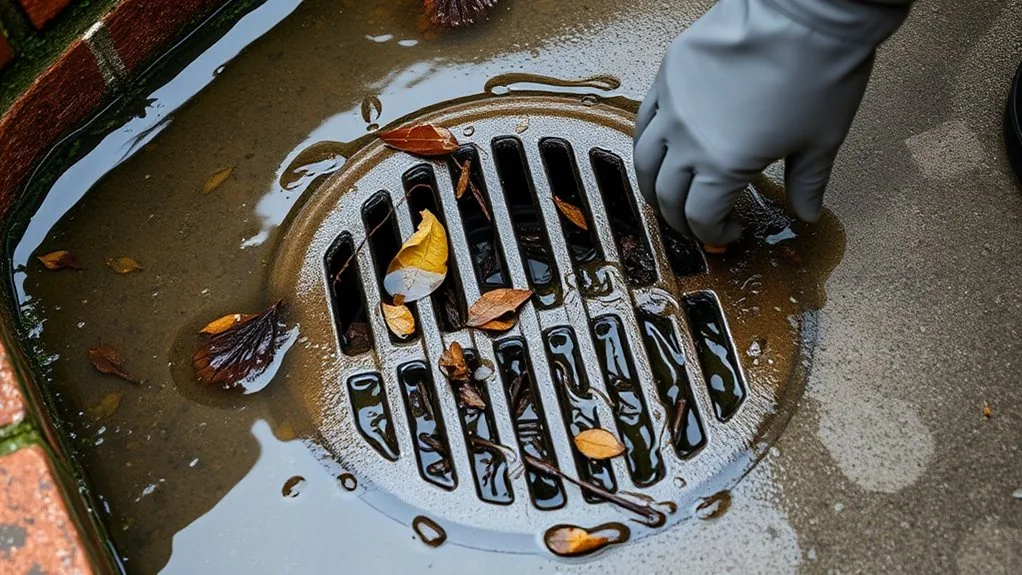 Blocked Outside Drain in Sandwich | Outdoor Drain Clearance