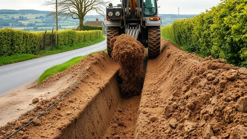 Chain Trenching in Sandwich | Fast, Clean Trench Excavation