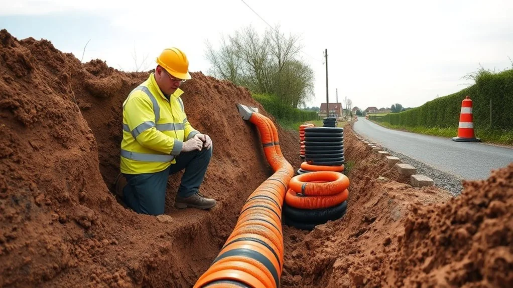 Electric Ducting Installation in Sandwich | Power Supply Cable Ducting